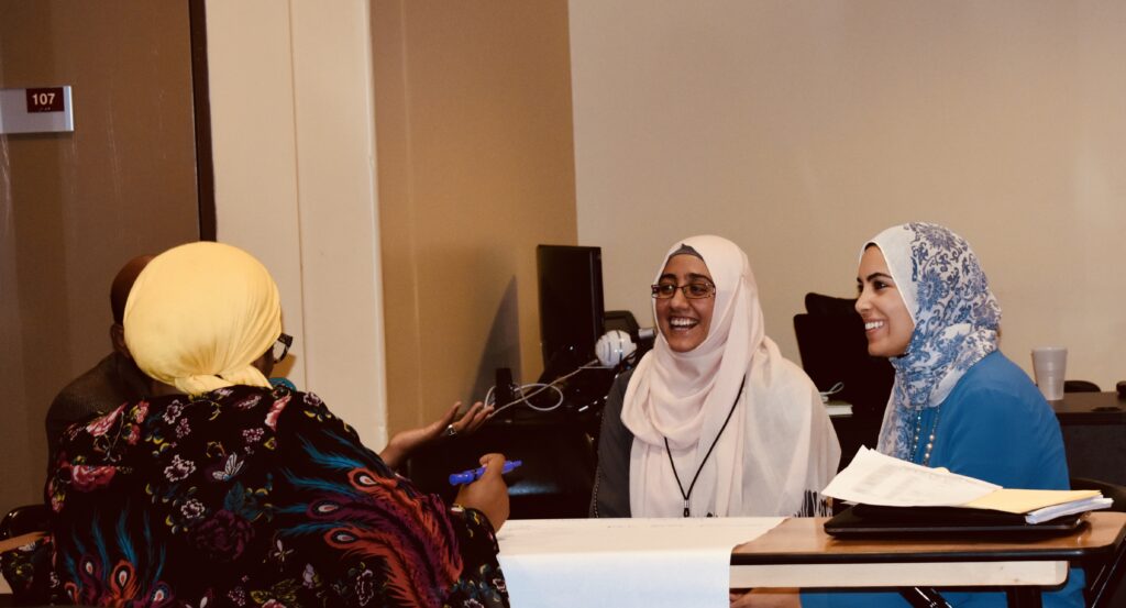 Group of Muslim women